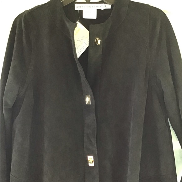 Gretchen Scott suede bonne coat NWT - Picture 6 of 8